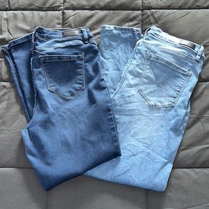 2 pair Nicole Miller jeans